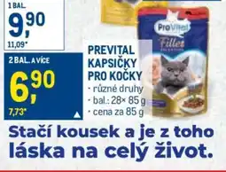 Makro PREVITAL Kapsičky pro kočky nabídka