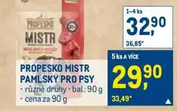 Makro PROPESKO MISTR PAMLKSY PRO PSY nabídka