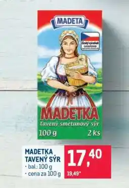 Makro Madetka tavený sýr nabídka