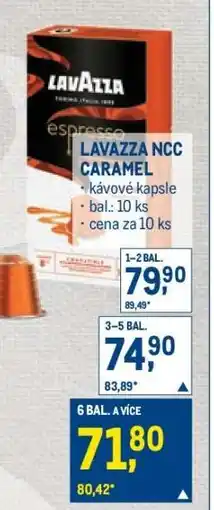 Makro LAVAZZA NCC CARAMEL nabídka