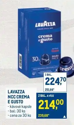Makro LAVAZZA NCC CREMA E GUSTO nabídka