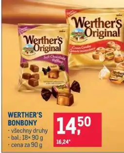 Makro Werther’s bonbony nabídka