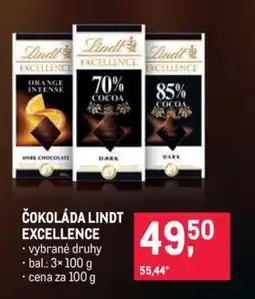 Makro Čokoláda Lindt Excellence nabídka