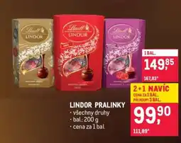 Makro Lindor pralinky nabídka