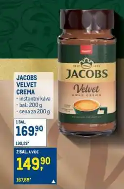 Makro JACOBS VELVET CREMA nabídka