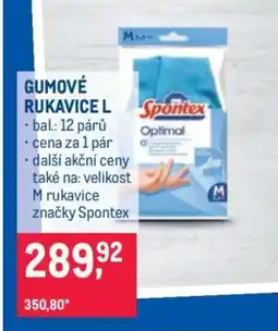 Makro GUMOVÉ RUKAVICE L nabídka