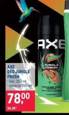 Makro AXE DEO JUNGLE FRESH nabídka