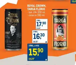 Makro Royal Crown, Targa Florio nabídka