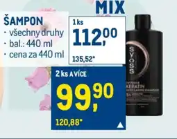 Makro ŠAMPON nabídka