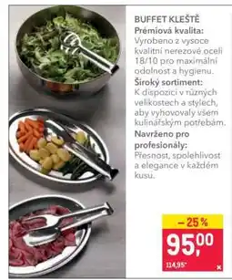 Makro BUFFET KLEŠTĚ nabídka