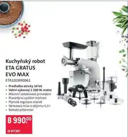 Makro ETA GRATUS EVO MAX nabídka