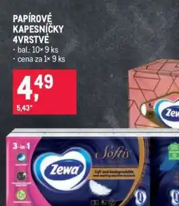 Makro PAPÍROVÉ KAPESNÍČKY 4VRSTVÉ nabídka
