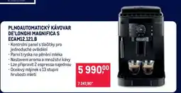 Makro PLNOAUTOMATICKÝ KÁVOVAR DE'LONGHI MAGNIFICA S ECAM12.121.B nabídka