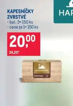 Makro KAPESNÍČKY 2VRSTVÉ nabídka