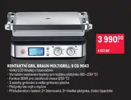 Makro KONTAKTNÍ GRIL BRAUN MULTIGRILL 9 CG 9043 nabídka