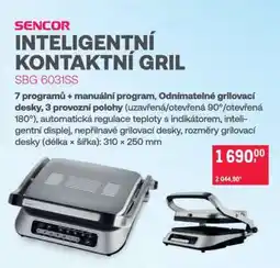 Makro SENCOR INTELIGENTNÍ KONTAKTNÍ GRIL nabídka