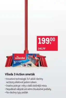 Makro Vileda 3 Action smeták nabídka