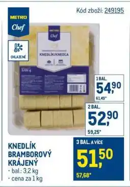 Makro KNEDLÍK BRAMBOROVÝ KRÁJENÝ nabídka