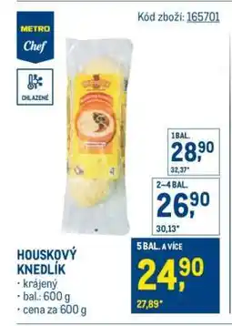 Makro HOUSKOVÝ KNEDLÍK nabídka