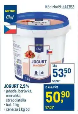 Makro JOGURT JAHODOVÝ nabídka