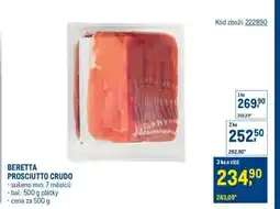Makro BERETTA PROSCIUTTO CRUDO nabídka