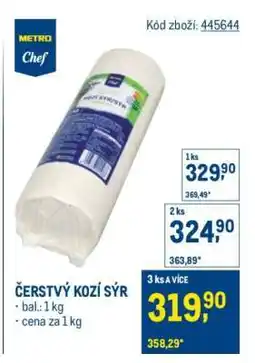 Makro Čerstvý kozí sýr nabídka