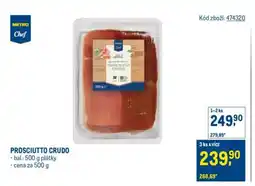 Makro Prosciutto crudo nabídka
