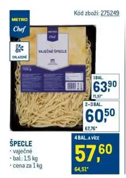 Makro Špecle nabídka