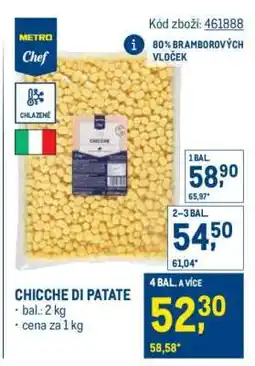 Makro CHICCHE DI PATATE nabídka