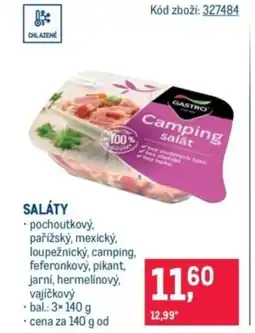 Makro Saláty nabídka