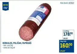 Makro Herkules, Poličan , Paprikáš nabídka