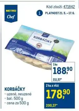 Makro Korbáčky nabídka