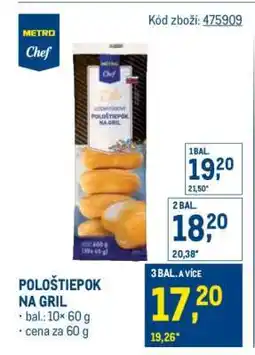 Makro Pološtiepok na gril nabídka