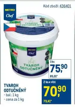 Makro Tvaroh odtučněný nabídka