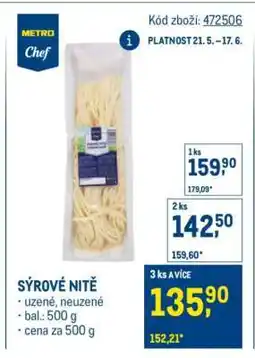 Makro Sýrové nitě nabídka