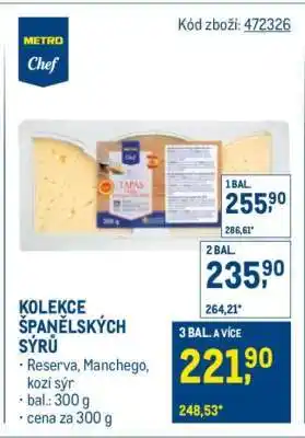 Makro KOLEKCE ŠPANĚLSKÝCH SÝRŮ nabídka