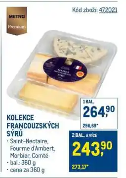 Makro Kolekce francouzských sýrů nabídka