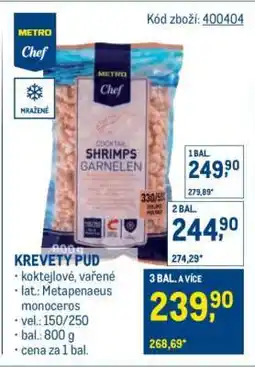 Makro Krevety PUD nabídka