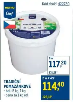 Makro Tradiční pomazánkové nabídka