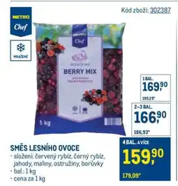 Makro Směs lesního ovoce nabídka