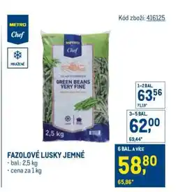 Makro Fazolové lusky jemné nabídka