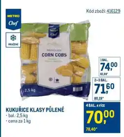 Makro Kukuřice klasy půlené nabídka