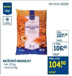 Makro Batátové hranolky nabídka