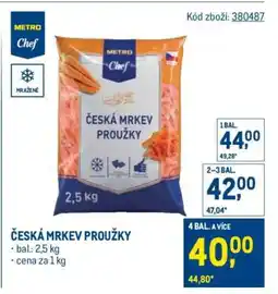 Makro ČESKÁ MRKEV PROUŽKY nabídka