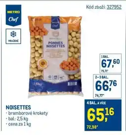 Makro Noisettes nabídka