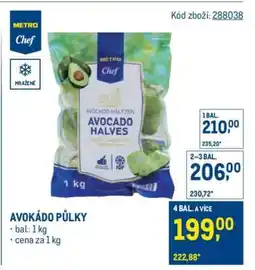 Makro Avokádo půlky nabídka