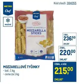 Makro Mozzarellové tyčinky nabídka