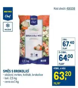 Makro BROCCOLI MIX nabídka