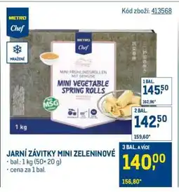 Makro JARNÍ ZÁVITKY MINI ZELENINOVÉ nabídka