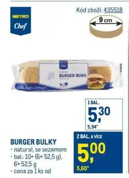 Makro Burger bulky nabídka